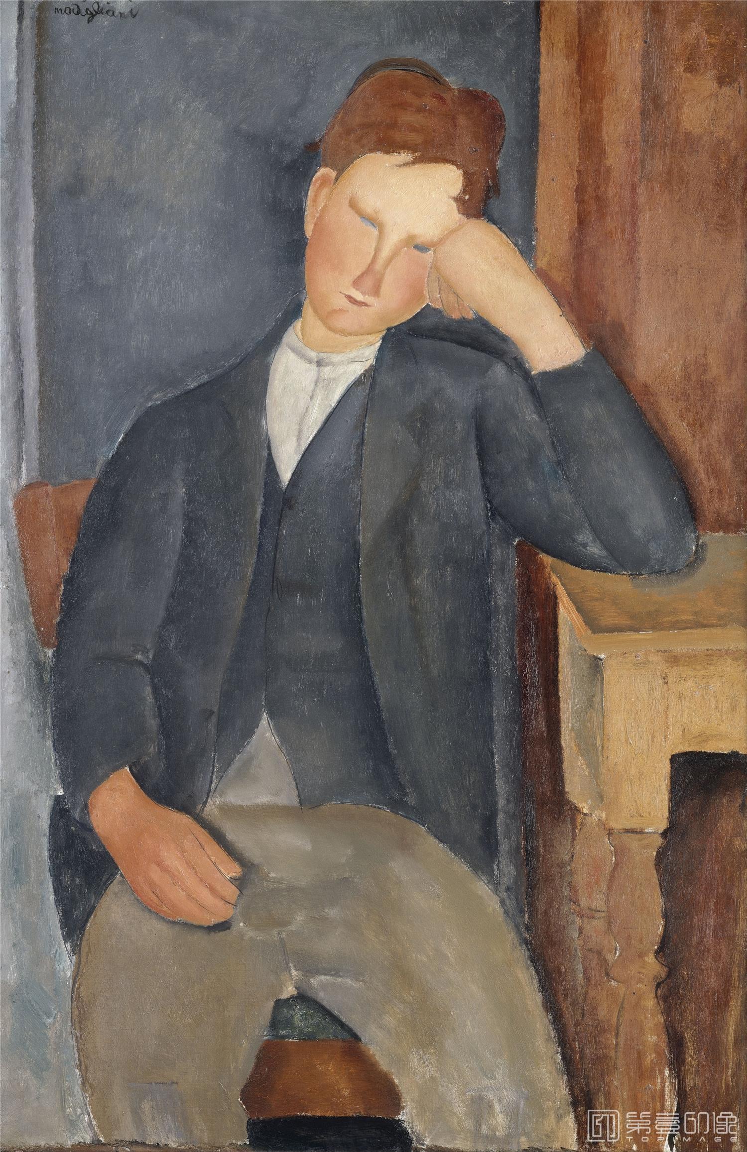 油画-The Young Apprentice
